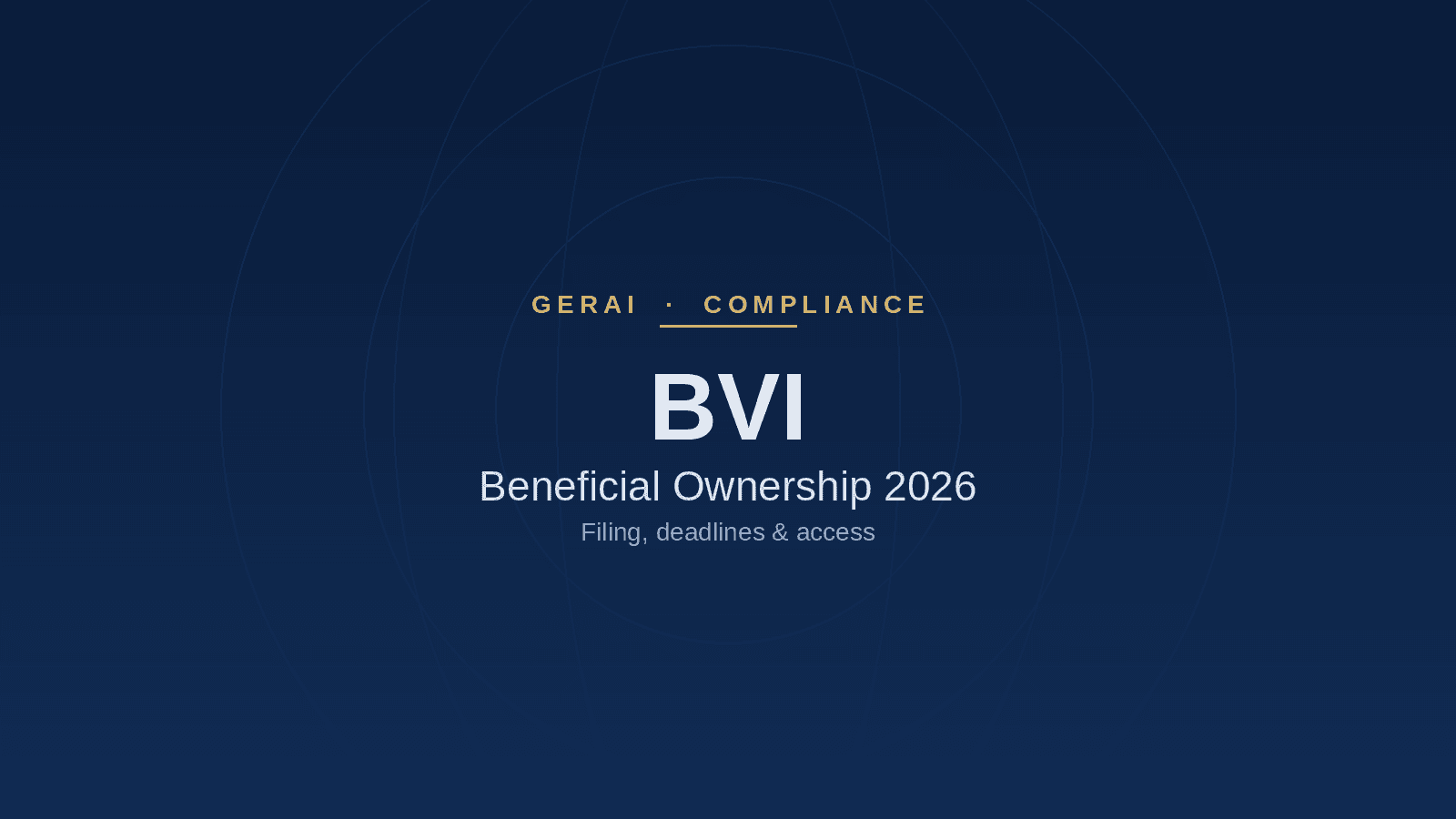 BVI Beneficial Ownership in 2026