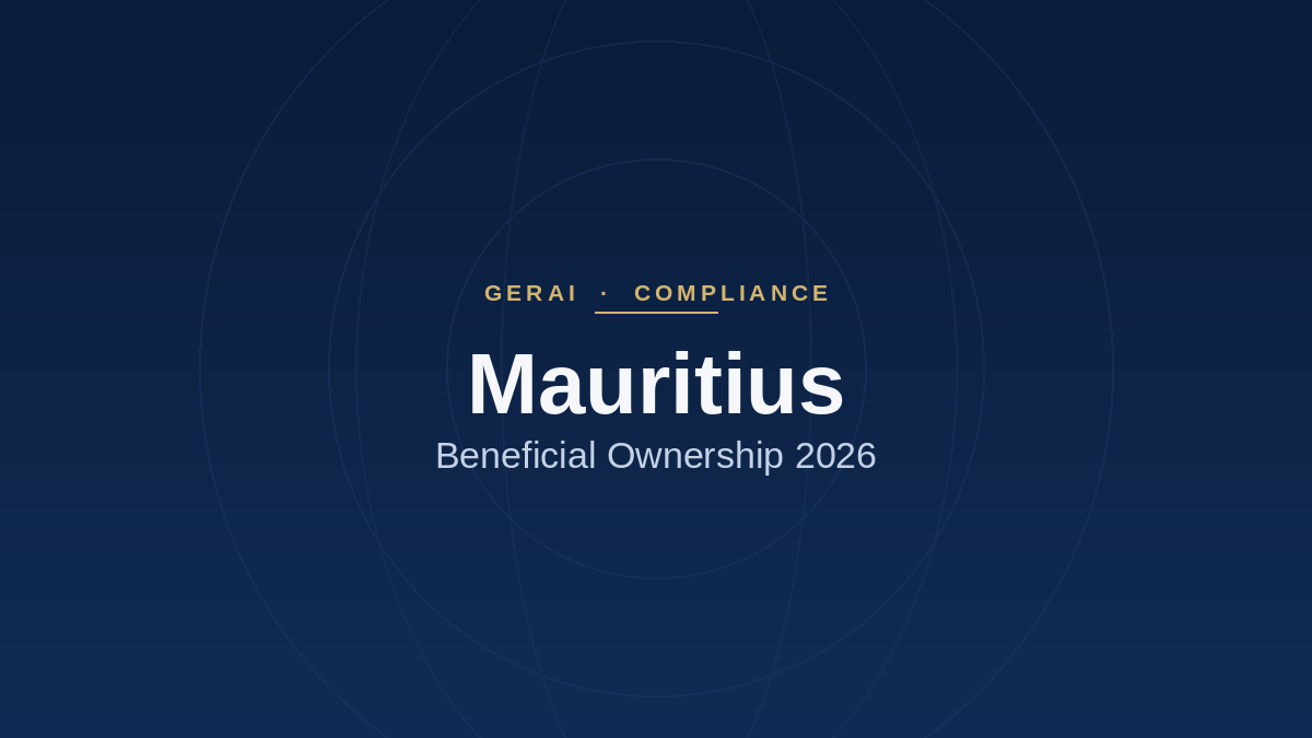 Mauritius Beneficial Ownership in 2026