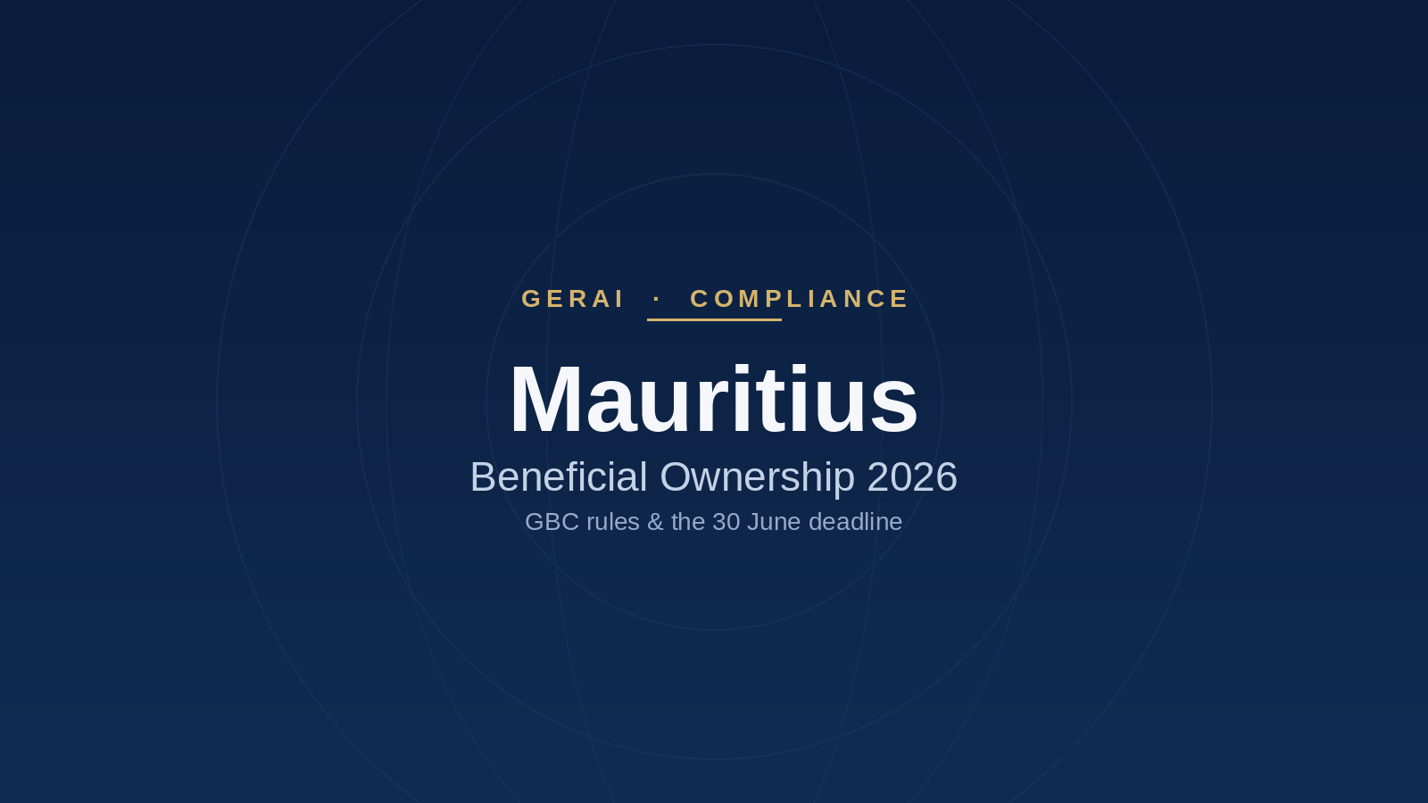 Mauritius Beneficial Ownership in 2026