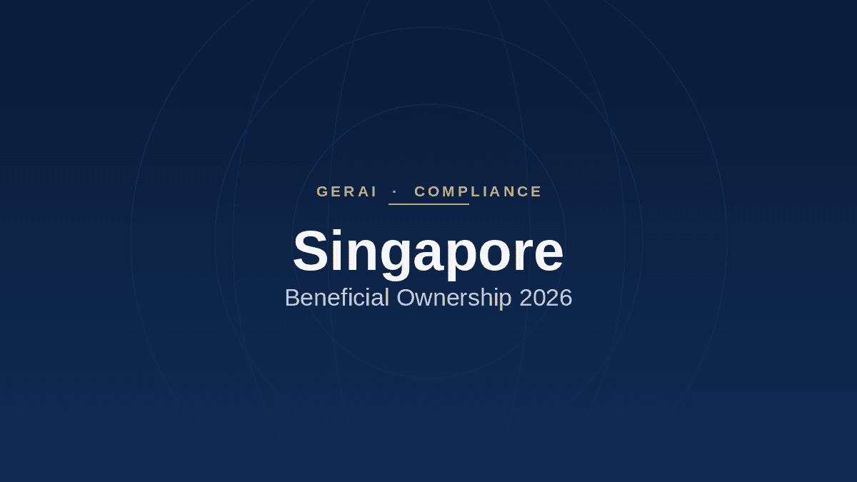 Singapore Beneficial Ownership in 2026