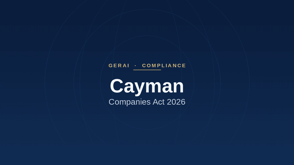 Cayman Companies Act 2026: What Changed