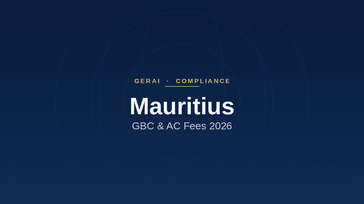Mauritius Company Fees Rise in 2026