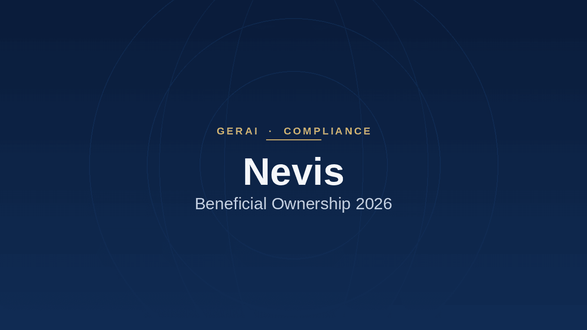 Nevis Beneficial Ownership in 2026