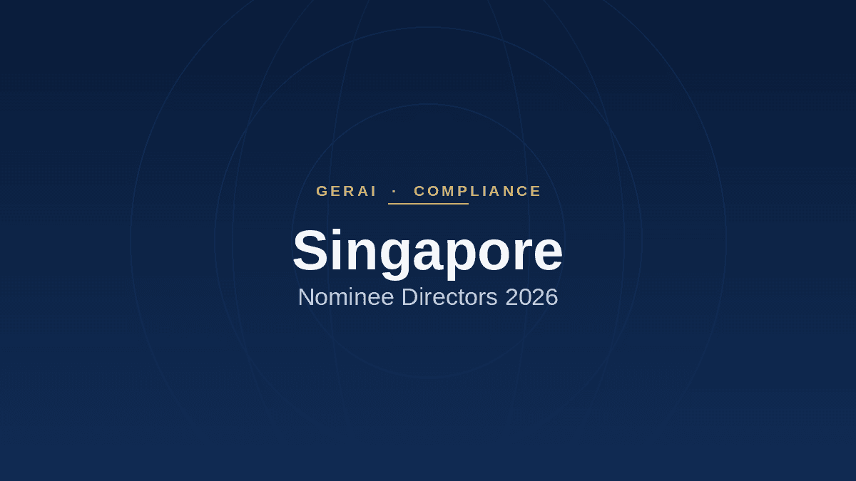 Singapore Nominee Directors in 2026