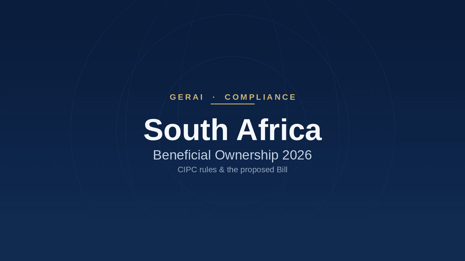 South Africa Beneficial Ownership in 2026
